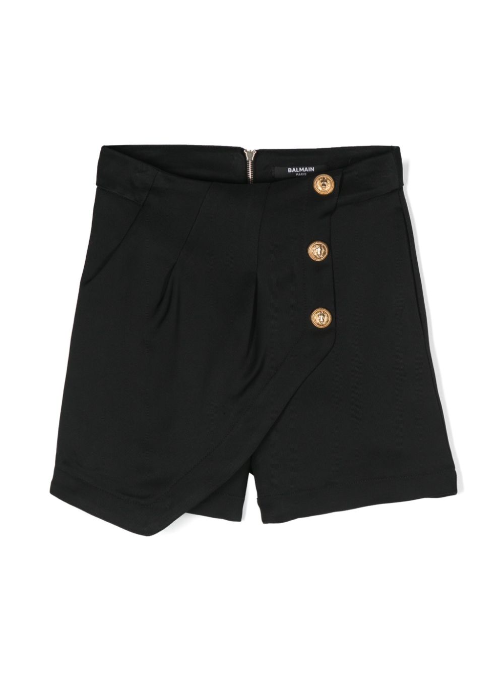 Balmain Kids Twill shorts Zwart