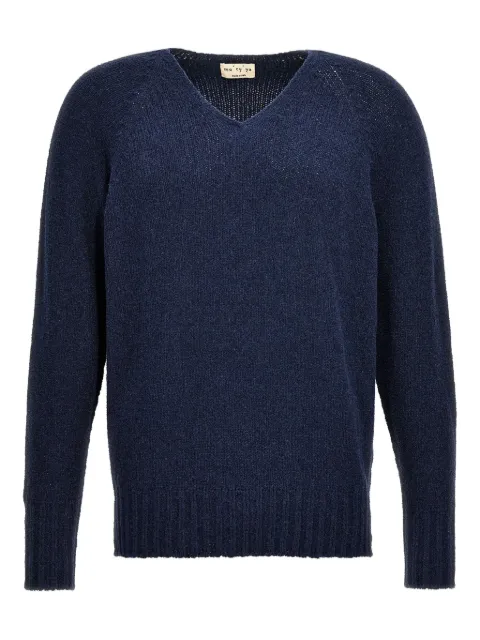 Ma'ry'ya V-neck cotton sweater