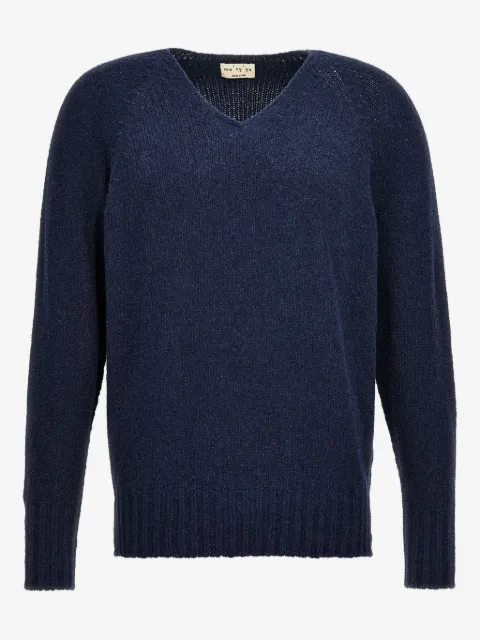 Ma'ry'ya V-neck cotton sweater