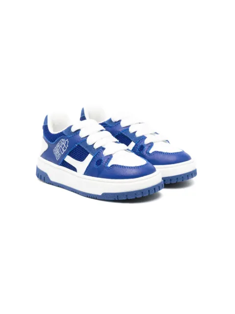 DSQUARED2 KIDS tenis con diseño de dos tonos
