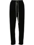 Rick Owens drop crotch track pants - Black