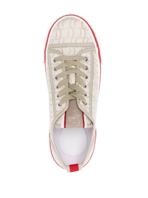 CHRISTIAN LOUBOUTIN / ペドロ ジュニア スニーカー Christian Louboutin Pedro Junior monogram-jacquard Sneakers