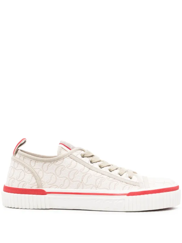 ★関税込★ Christian Louboutin Pedro Junior ロゴ スニーカー 関税込み☆Christian Louboutin☆Pedro Junior ロゴ スニーカー