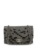 CHANEL Pre-Owned 2008 Timeless striped shoulder bag - Black