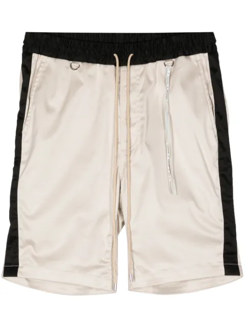 Mastermind World colour-block cotton shorts