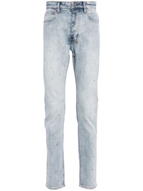 Ksubi acid-wash straight-leg jeans