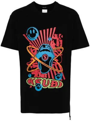 Botter graphic-print Organic Cotton T-shirt | Black | FARFETCH JO
