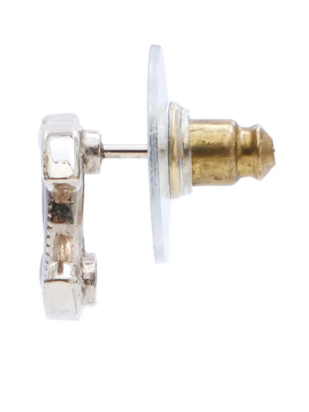 CHANEL Pre-Owned 2022 CC stud earrings - Wit