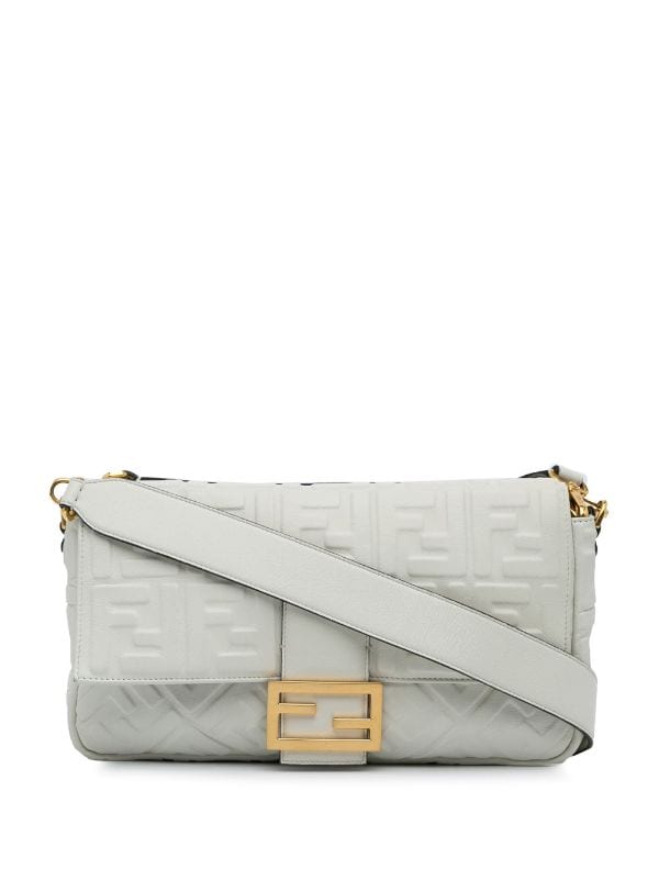 Fendi leather shoulder on sale bag