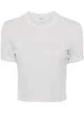 Halfboy logo-patch cotton T-shirt - Grey