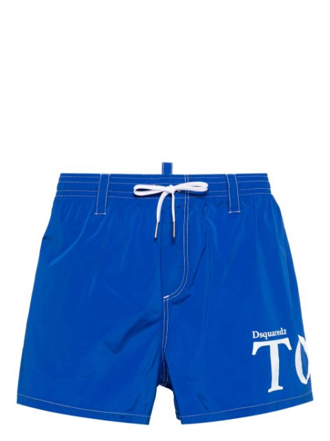 DSQUARED2 logo-print swim shorts Men