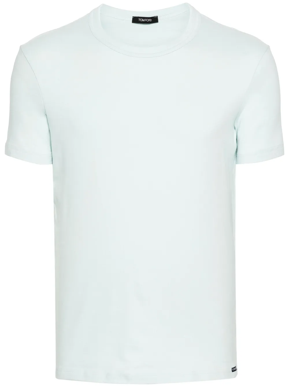 Tom Ford Round-neck Shortsleeved T-shirt In Green