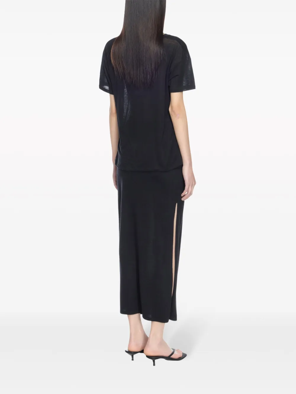 Baserange T-shirt met korte mouwen Zwart