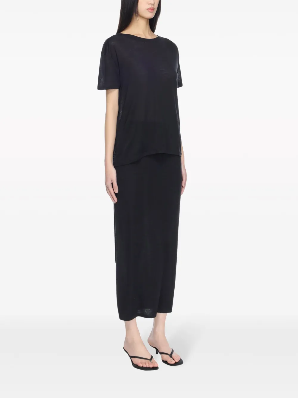 Baserange T-shirt met korte mouwen Zwart