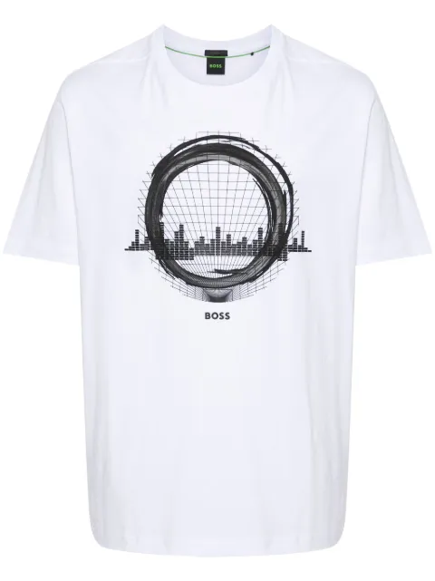 BOSS playera con estampado gráfico