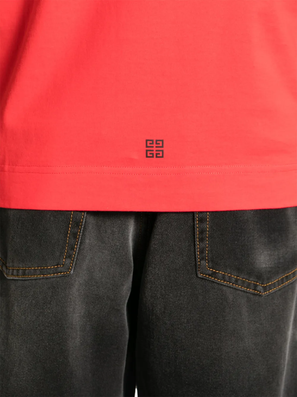 Givenchy T-shirt met print Rood