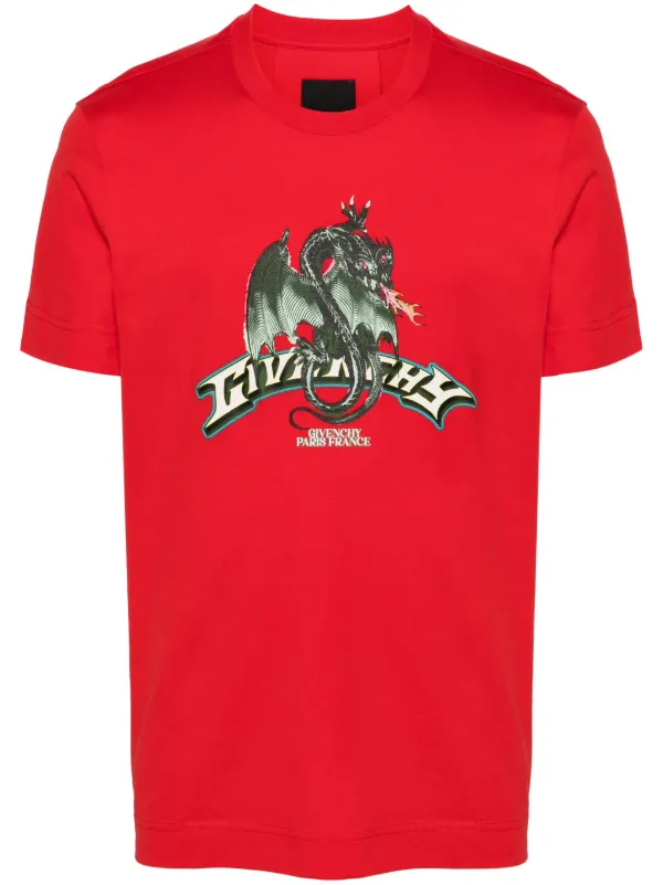Givenchy Dragonプリント Tシャツ | レッド | FARFETCH JP