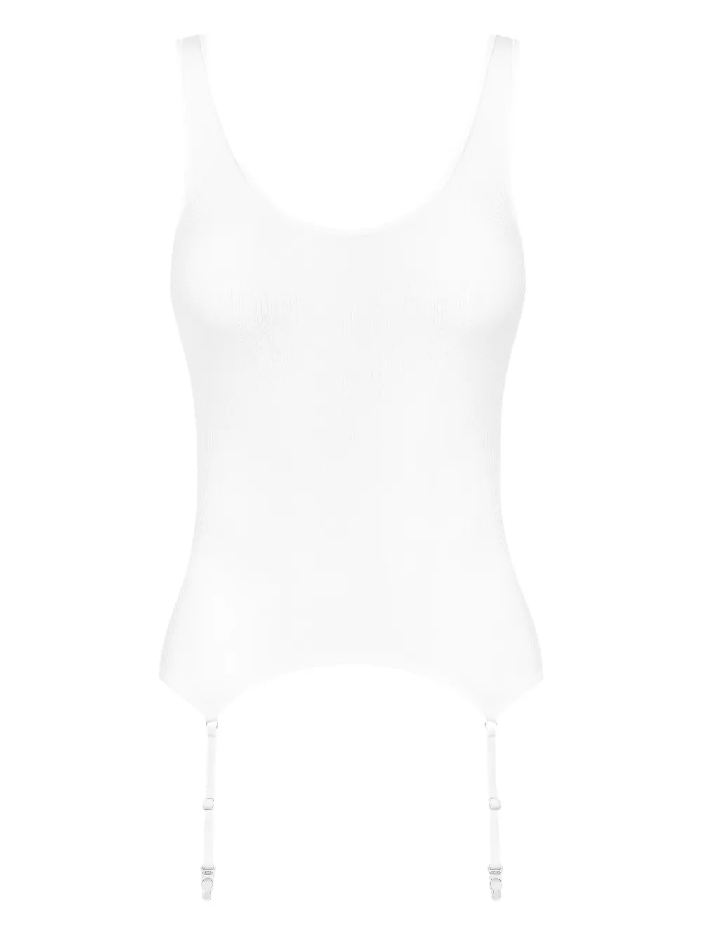 Maison Close La Femme Amazone サスペンダートップ - ホワイト Maison Close La Femme Amazone サスペンダートップ - ホワイト