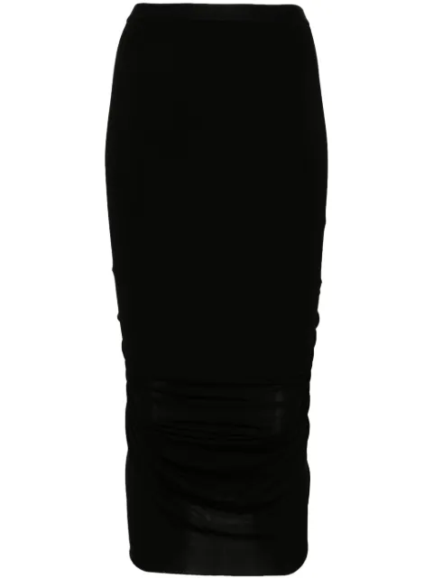 Rick Owens falda midi Shrimp