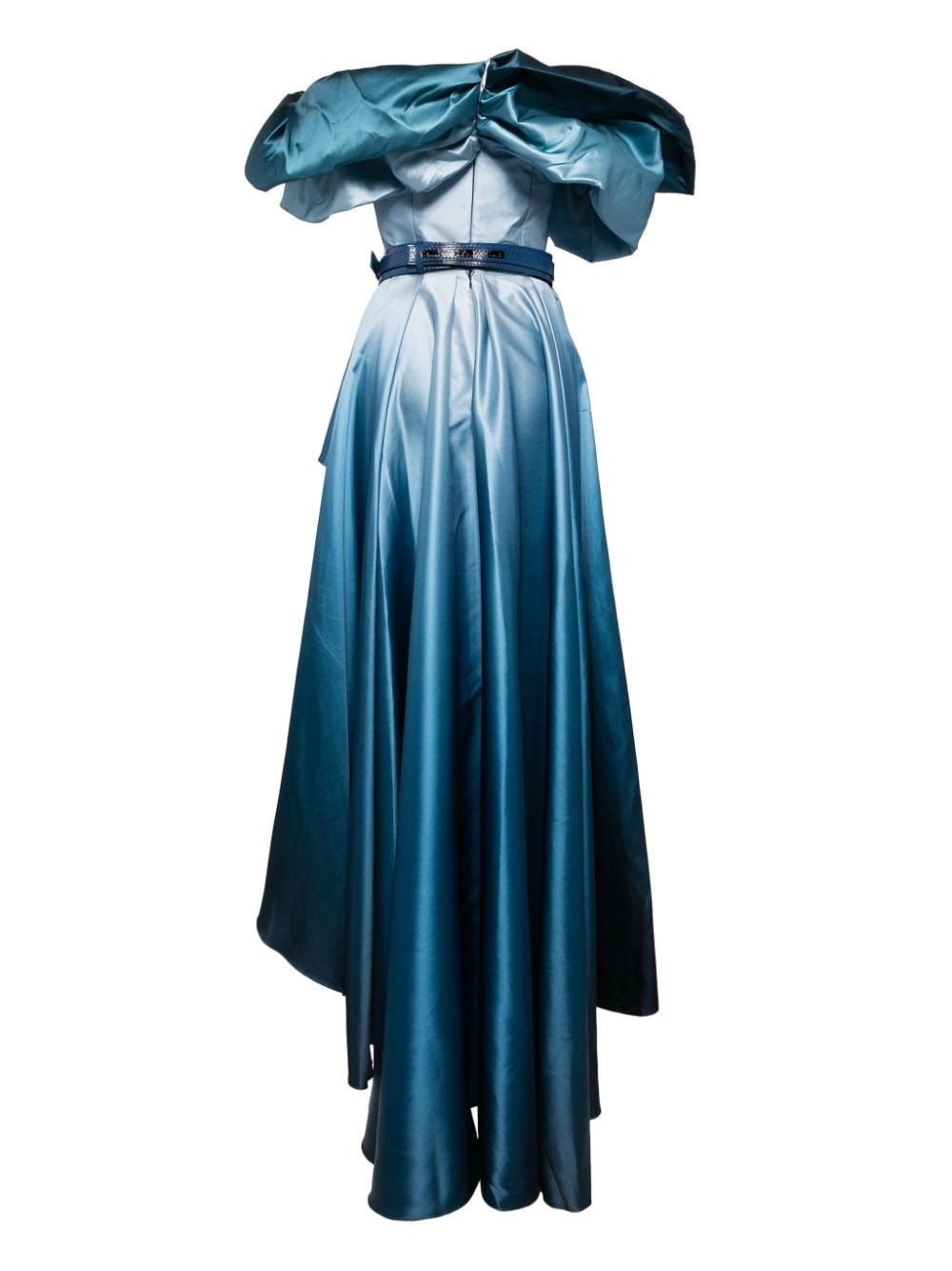 Saiid Kobeisy Off-shoulder jurk - Blauw