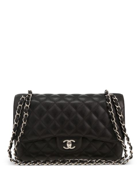 HOT SALE CHANEL 2017 Double Flap Jumbo shoulder bag Women