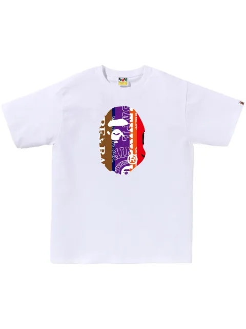 A BATHING APE® Fans Scarf Ape Head T-shirt