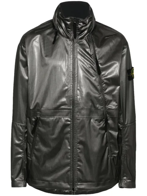 Stone Island Compass-badge mesh jacket