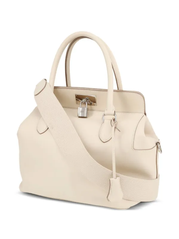 Hermès Pre-Owned 2014 Toolbox 26 two-way Handbag | White | FARFETCH