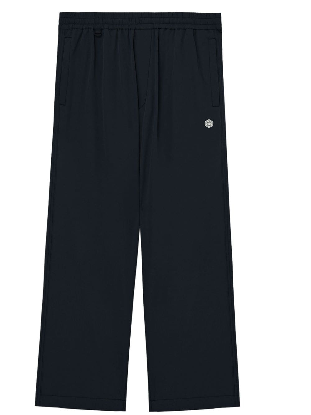 chocoolate pantalon de jogging à logo appliqué - bleu
