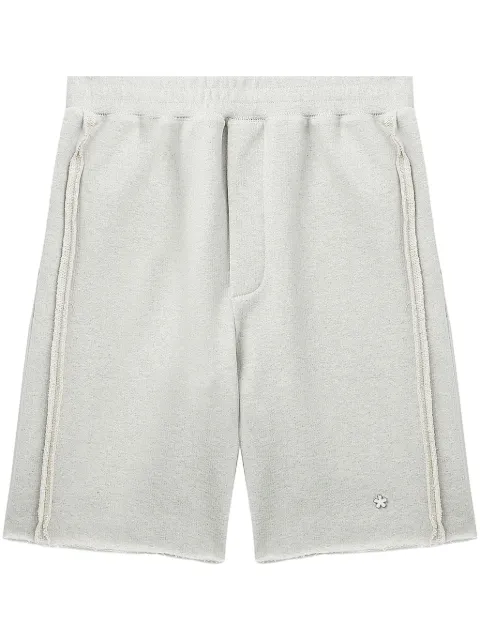 BAPY BY *A BATHING APE® shorts deportivos con bordes sin rematar