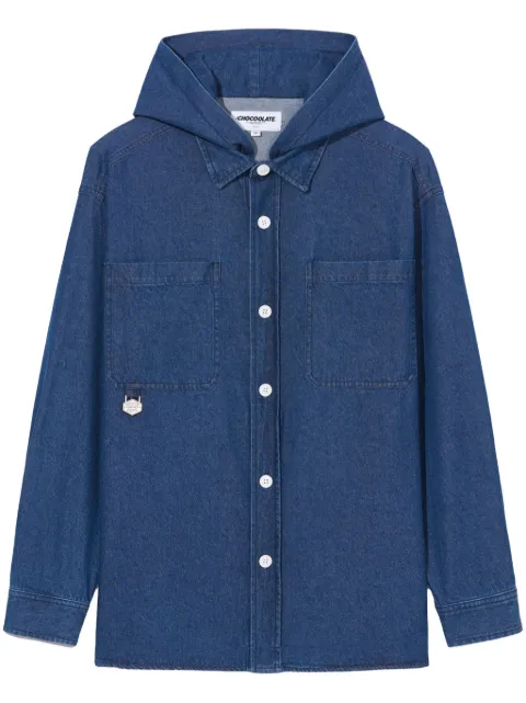 CHOCOOLATE hooded denim jacket
