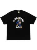 A BATHING APE® Graffiti Character cotton T-shirt - Black