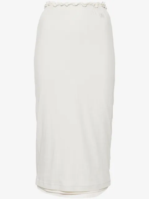 Jil Sander mellemlang nederdel med flere lag