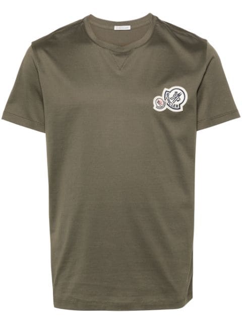 Moncler logo-patch cotton T-shirt