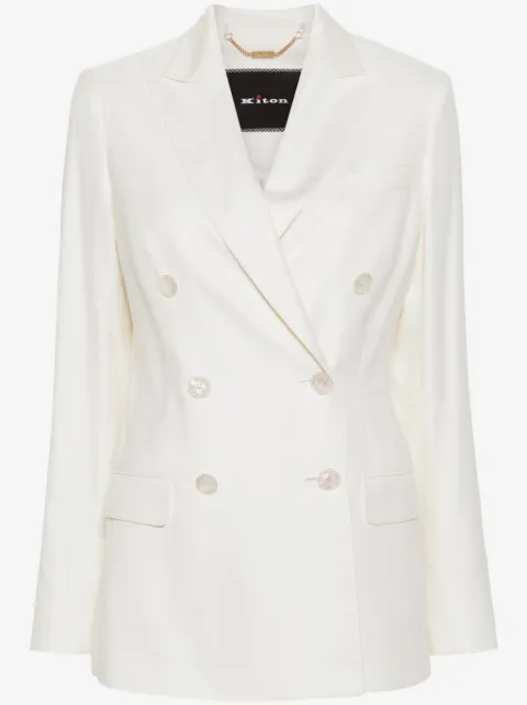 Kiton blazer à boutonnière croisée