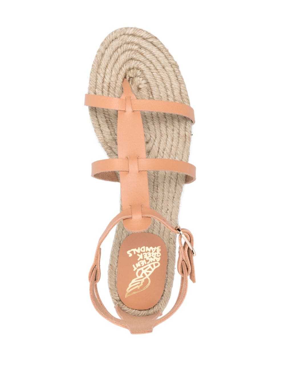 Shop Castaã±er Delos Leather Espadrilles In Neutrals