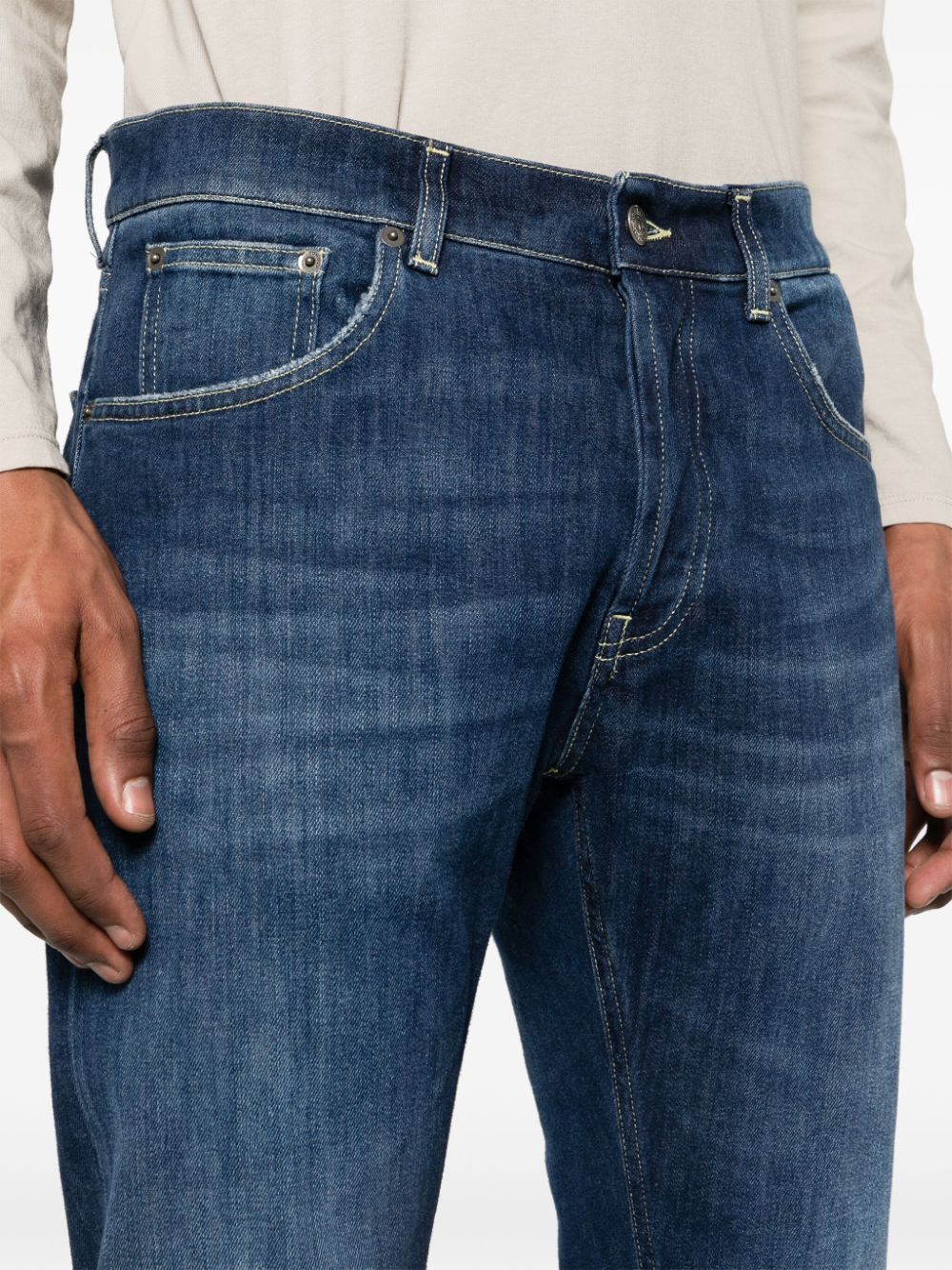 DONDUP Slim-fit jeans Blauw