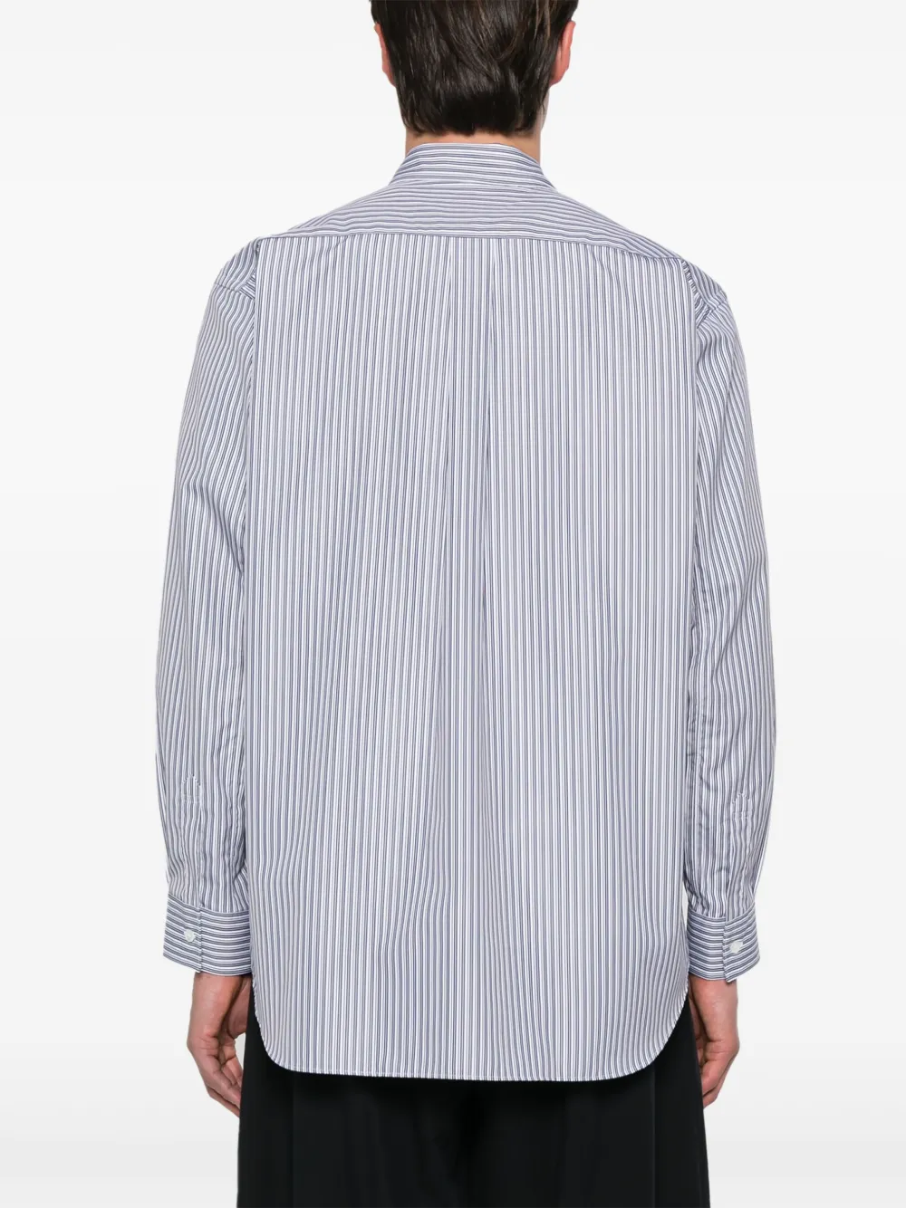 Comme Des Garçons Shirt Gestreept overhemd Blauw