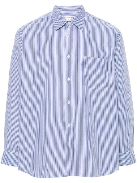 Comme Des Garçons Shirt striped cotton shirt