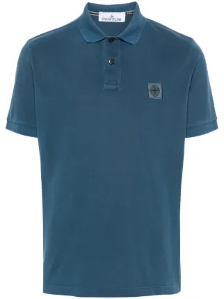 ★STONE ★ Compass Patch Logo PK Tee 80152SC18 V0059 STONE ISLAND Compass Patch Logo T-shirt 'Sky Blue' 101524113