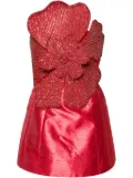 Loulou Anna Karenina silk minidress - Red