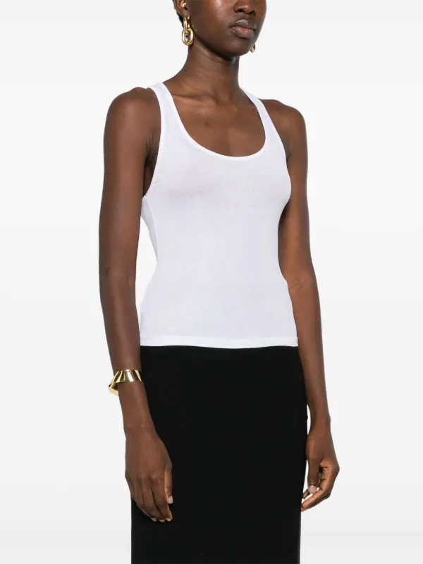 Maison Close La Femme Amazone Racerback Tank Top | White