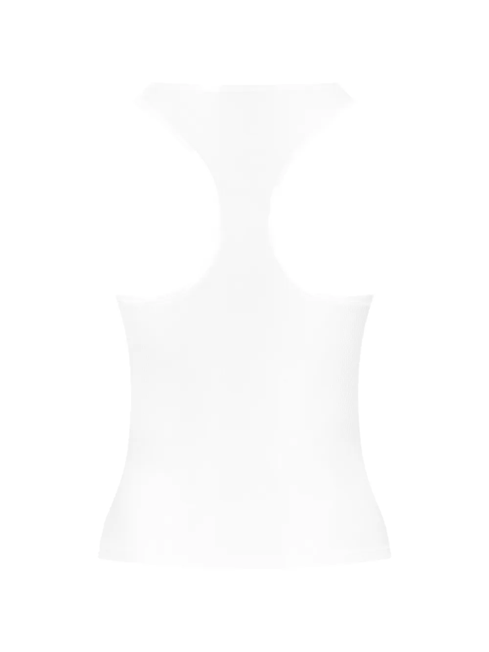 Maison Close Tanktop met racerback Wit