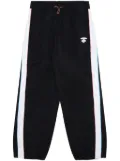 AAPE BY *A BATHING APE® Milo-embroidered wide-leg trousers - Black