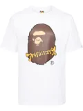 A BATHING APE® Katakana Ape Head cotton T-shirt - White