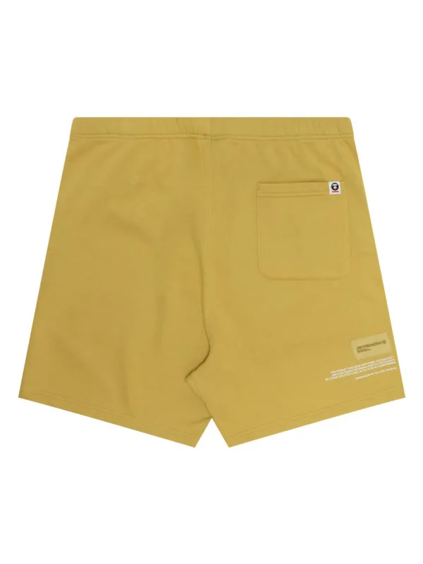 AAPE BY *A BATHING APE® ロゴパッチ ショートパンツ | イエロー