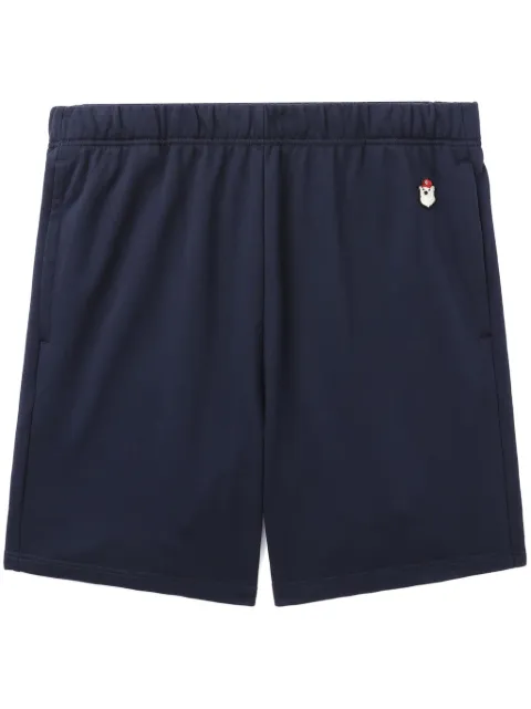 CHOCOOLATE logo-embroidered cotton shorts