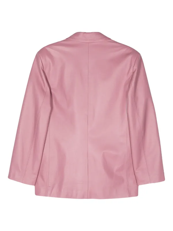 Simonetta Ravizza レザー シングルジャケット - Farfetch 