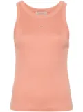 TWINSET cut out-detail ribbed top - Pink