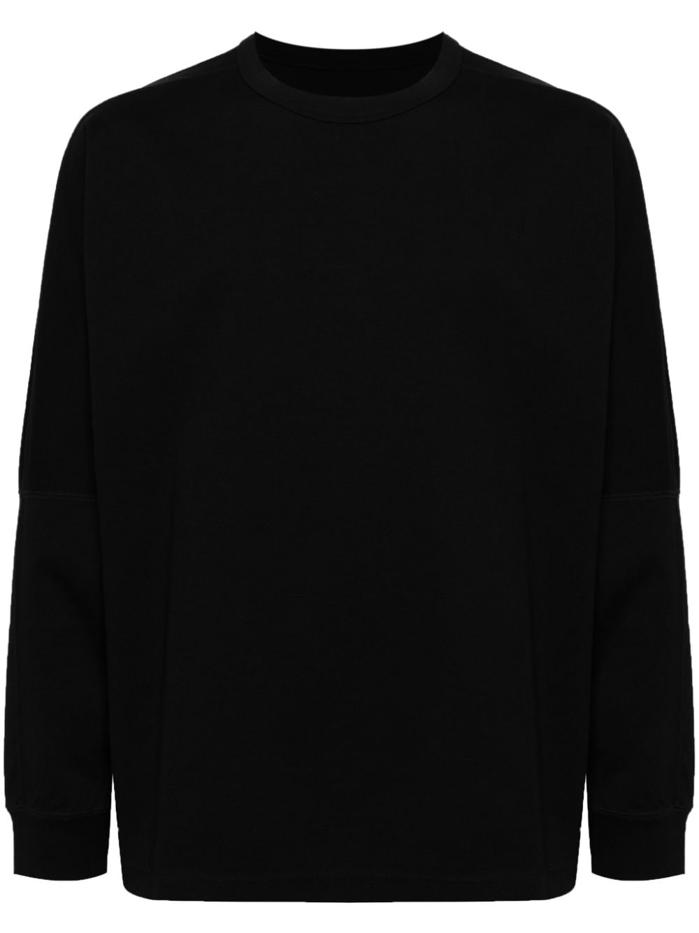 Shop White Mountaineering Crew-neck Jersey Sw In Black